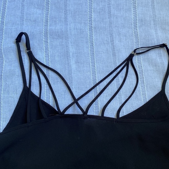 Astr the label black sequin cowl neck tank top. - Picture 10 of 13